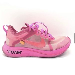 Nike Zoom Fly SP x OFF-WHITE Tulip Pink 2018 - Size 7.5 Men